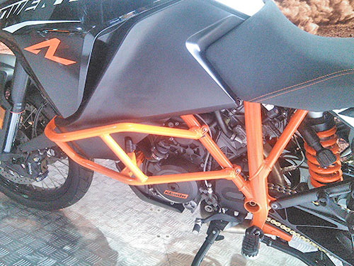 長沙摩托車車架實(shí)際安裝效果